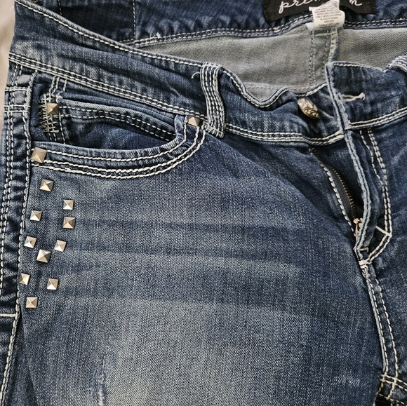 Maurices Premium Women's Blue Distressed Jeans. Size 16 Reg. - Picture 6 of 14